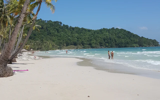 Menschen am Strand tagsüber