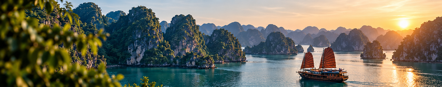 KI-Illustration: Halong-Bucht